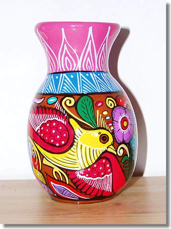 Vase El Pajaro - Artesania Mexicana - Mexikanische Handwerkskunst (#2014)